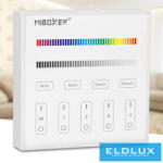 MIBOXER RF 2.4G RGBW LED Szalaghoz Fali Távirányító 4 Zónás fehér (1292995951)