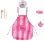 KRUZZEL 23445 Gyerek konyhai szett - kötény, sapka és kesztyű (00023445)