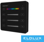 MIBOXER RF 2.4G digitális (futófény) LED szalaghoz fali távirányító fekete (763373169)