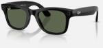 Meta RAY-BAN Meta Wayfarer (Standard) Smart Glasses (Gen 2) - Shiny Black, G15 Green (0RW4012 601/7150)