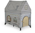  PLAYHOUSE összecsukható házikó utazóágy, tetővel, kibújóval SZÜRKE - pepita - 37 344 Ft