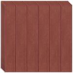 HOZRO öntapadós 3D tapéta készlet, fa panelutánzat modell, 24, 5 négyzetméter területet fed le, modern dizájn, nagyon könnyen felszerelhető, sötétbarna panelek, 50 db-os (TAPET84-50BUC)