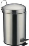 form&style Coș de gunoi cu pedală 3L, oțel inoxidabil mat (KH05166-3L) Cos de gunoi