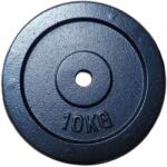 Kubisport Öntöttvas súlytárcsa, 10 kg, 25 mm Súlytárcsa