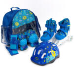 SMJ Görkorcsolya Szett Állítható 2 In 1 Tanuló 30-33 Kék Szörnyes