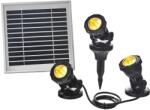 Heissner Solar RGB LED tóvilágítás, elem SLU135-00
