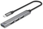 ACT AC6425 4-portos USB2.0 HUB Grey (AC6425) - pcland