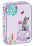 Ars Una Ученически несесер Ars Una Cute Animals-Kitten, един цип на две нива (51343682)