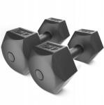 4FIZJO Bitumenes Súlyzók Hantelki Fitnesz Edzőterem Edzés Szett 2x4kg (Ciężarki bitumiczne 4FIZJO 2×4 kg)