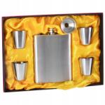 Orion Csípő Lombik tölcsérrel és acél poharakkal 6 el (124520)