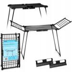 Massido Debora összecsukható álló ruhaszárító, fekete (688301) Ruhaszárító