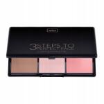 Wibo 3 Steps To Perfect Face Contour Palette arc kontúrozó paletta Light (5901801611356)