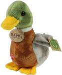 Rappa Jucărie de pluș Rappa Prieteni eco - Rață cu cap verde și sunet, 22 cm (251052)