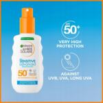 Garnier GarnierAMBRE Solaire Sensitive Fejlett Védelem Spray SPF50+ (3600542511650)