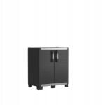 Keter tárolószekrény, fekete-ezüst, 99×54×89cm, állítható polc (003194)