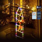 Aigostar - LED RGBICW Външна коледна украса 150xLED/230V 3m IP44 + ДУ (AI2070)