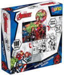 Luna Luna: Bosszúállók 2 az 1-ben 100db-os színezhető puzzle (000506165) - jatekshop