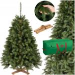 SPRINGOS Karácsonyfa Mesterséges Szibériai Lucfenyő Royal Trees Premium 150 cm Sűrű+ Ajándék (CT0259)