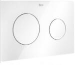 Roca PL10 One Dupla nyomógomb Duplo One fehér fényes A890189000 (A890189000)