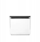 Brabantia Négyzet alakú üveg 3, 5 l, sötétszürke fedél (22 99 61)