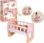 Smoby Körhinta bölcső 42cm-es babához Baby Nurse babaágy szett Smoby (3032162203903)