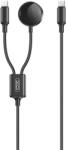 XO Безжично зарядно устройство 2 в 1 XO CX030 за Apple Watch с кабел USB-C -USB-C, Черно (CX030)