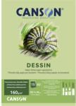 Canson A3 160g, 15 ív rajzpapír blokk C602308001 (C602308001)