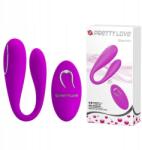 Pretty Love Vibrátor Dupla Intim Masszírozó Párok Távirányító Usb Erős Orgazmus Élmény (05-0908)
