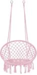 SPRINGOS Brazil függőágy, szék típusú, Springos, rózsaszín, max 150kg, 79x80x120 cm