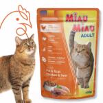 MIAU MIAU nedves macskaeledel Csirkével És Májjal Szószban 100 g