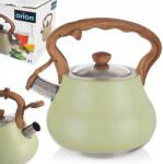 Orion Vízforraló Zöld Pasztell acél, tűzhely vízforraló síppal (8592381196950)