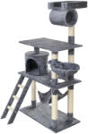 Funfit Play 5 szintes macska Szórakoztató központ és Kaparófa - szürke (1950)