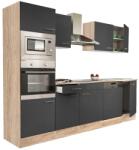 Leziter 280 Yorki Konyhablokk - Sonoma Tölgy Korpusz, Antracit Front
