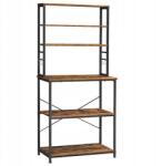 VASAGLE Portago polc, barna (177556)