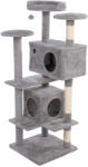  Zooplus Basics A zooplus Basics M/L kaparófa macskáknak, szürke, 48x48x137cm