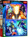 Trefl Puzzle 2x200 Ninja din satul Hidden Leaf / Naruto (13333) Puzzle