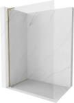 Mexen Kioto-X L zuhanyfal Walk-in 50 x 200 cm, áttetsző 10 mm, arany - 800-050-107-50-00-X (800-050-107-50-00-X)