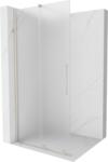 Mexen Velar Walk-in tolózuhanyfal 85 x 200 cm, 8 mm, szálcsiszolt nikkel - 871-085-000-33-97 (871-085-000-33-97)