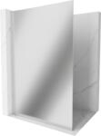 Mexen Kioto L zuhanyfal Walk-in 80 x 200 cm, tükör, kefélt nikkel - 800-080-103-97-50 (800-080-103-97-50)
