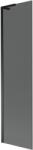 Mexen Next L kádra szerelhető paraván, egyszárnyú, 50 x 150 cm, grafit, fekete - 895-050-000-03-40-70 (895-050-000-03-40-70)