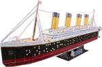 Revell 3D пъзел Revell - RMS Титаник, с лед светлини, 266 части (R00154)
