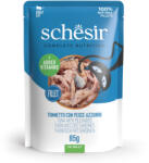 Schesir 6x85g Schesir Complete Nutrition Filet tonhal & szardínia aszpikban nedves macskatáp - zooplus - 4 590 Ft