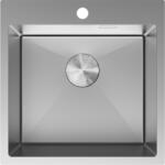 Mexen Solix 1 rekeszes acél mosogató 500 x 500 mm, inox - 6407501000-01 (6407501000-01)