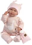 Llorens 74108 NEW BORN - păpușă realistă cu sunete și corp din material moale - 42 (MA4-74108) Papusa