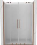 Mexen Velar Duo tolózuhany ajtó 150 cm, fagyott, kefe fém réz - 871-150-000-32-65 (871-150-000-32-65)