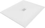 Mexen Hugo téglalap alakú SMC zuhanytálca 120 x 100 cm, fehér, fehér burkolat - 42101012-W (42101012-W)