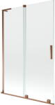 Mexen Velar L fürdőkád paraván, 2-szárnyú tolóajtós, 120 x 150 cm, átlátszó, rózsaarany - 896-120-003-01-60 (896-120-003-01-60)