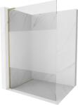 Mexen Kioto L zuhanyfal Walk-in 80 x 200 cm, átlátszó/fagyott, arany - 800-080-103-50-35 (800-080-103-50-35)