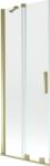 Mexen Velar 2-szárnyú toló zuhanypanel 75 x 150 cm, átlátszó, arany - 896-075-000-01-50 (896-075-000-01-50)
