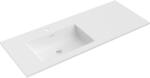 Mexen Otis balra süllyesztett mosdó 121 x 46, 5 cm, fehér matt - 25181201L (25181201L)